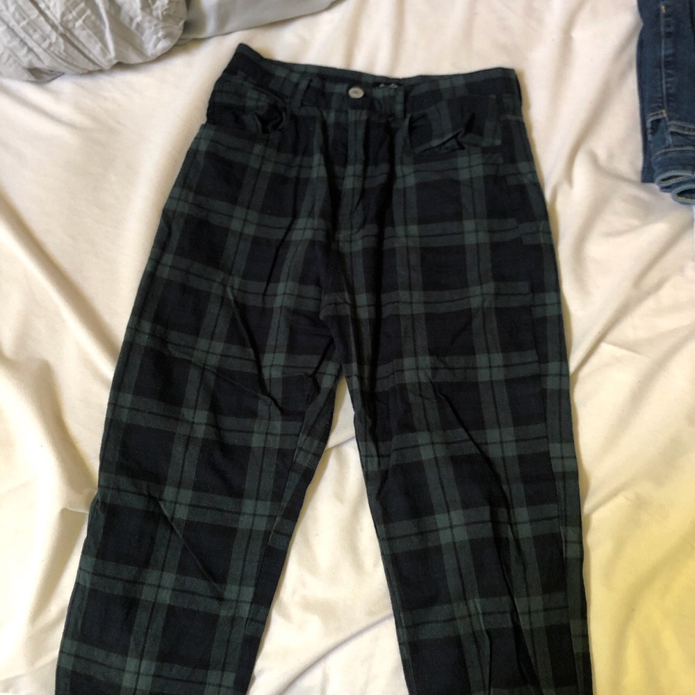 brandy melville plaid pants